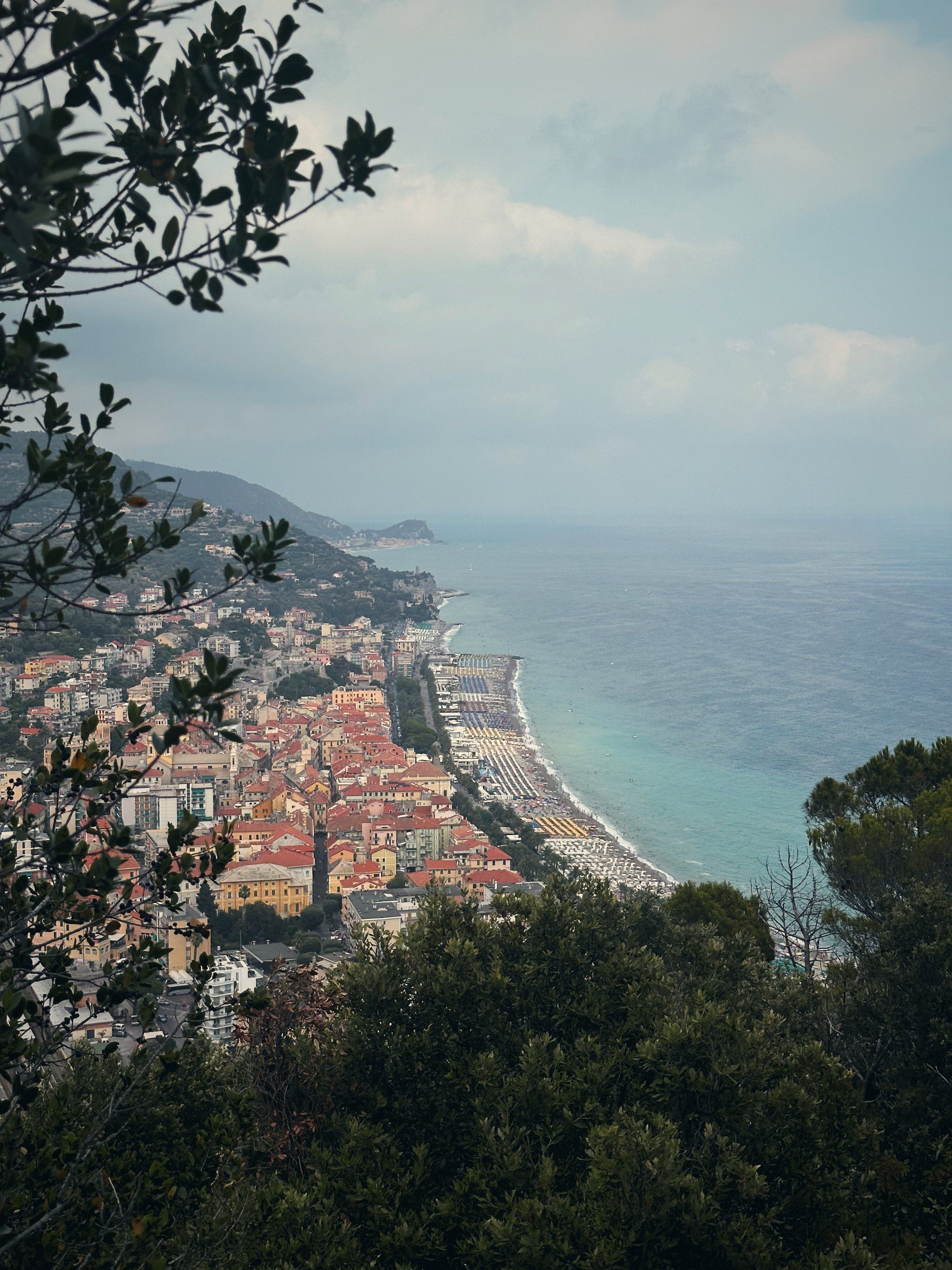 Finale Ligure vue d’en haut